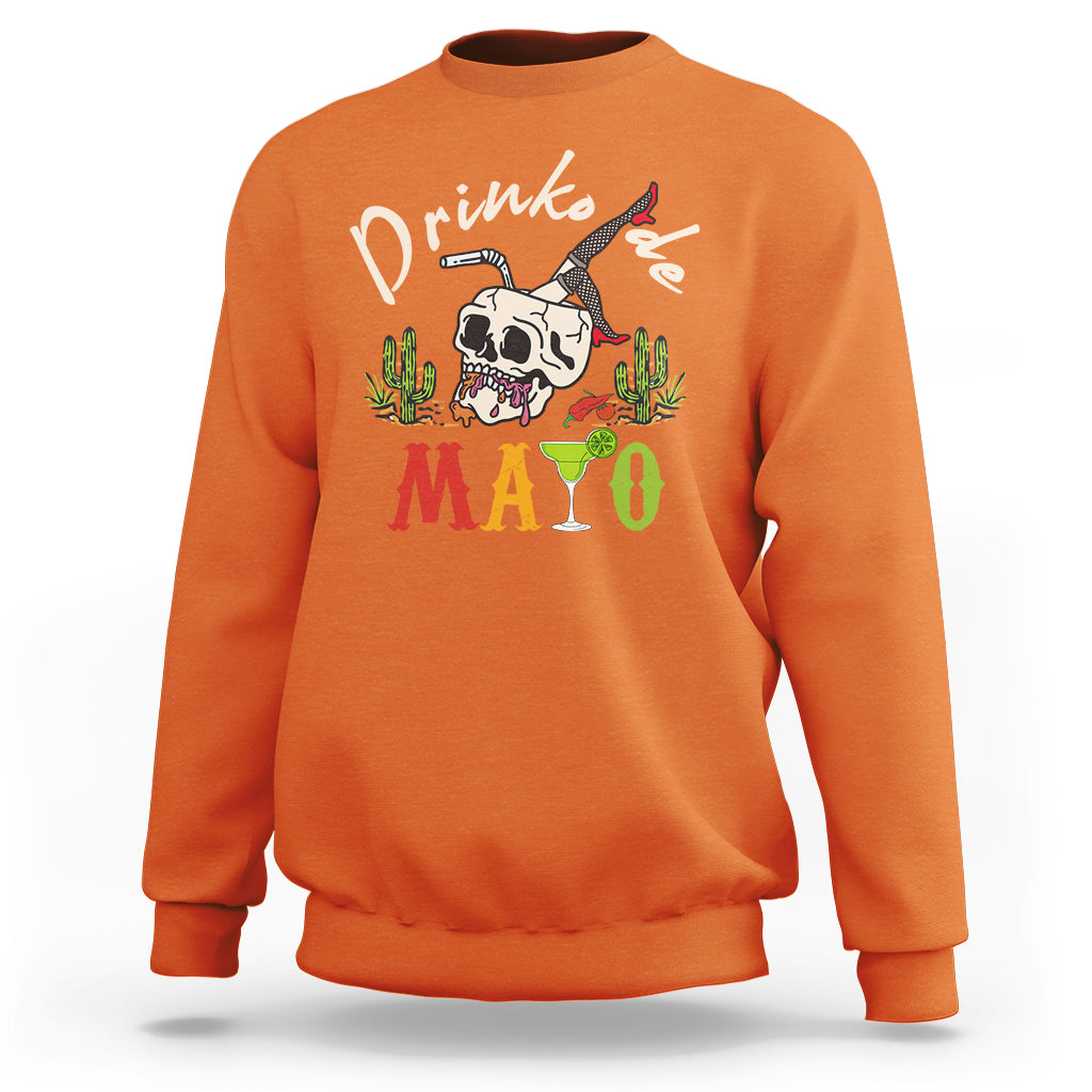 Funny Cinco De Mayo Sweatshirt Cinco De Mayo Drinko De Mayo Fiesta Mexican Party - Wonder Print Shop