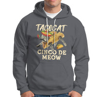 Funny Cinco De Mayo Hoodie Cinco De Mayo Cinco De Meow Mexican Tacocat Tacos Cat Lovers - Wonder Print Shop
