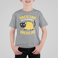 Funny Cinco De Mayo T Shirt For Kid Cinco De Mayo Tacocat Spelled Backward Is Tacocat Tacos Cat Lovers - Wonder Print Shop
