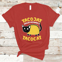 Funny Cinco De Mayo T Shirt Cinco De Mayo Tacocat Spelled Backward Is Tacocat Tacos Cat Lovers - Wonder Print Shop