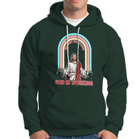 Bible Verse Hoodie Jesus In The Waiting God Is Working Christian Bible Religious - Wonder Print Shop