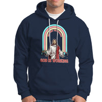 Bible Verse Hoodie Jesus In The Waiting God Is Working Christian Bible Religious - Wonder Print Shop