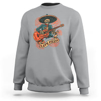 Cinco De Mayo Sweatshirt Happy Cinco De Mayo Skeleton With Guitar Let's Fiesta - Wonder Print Shop
