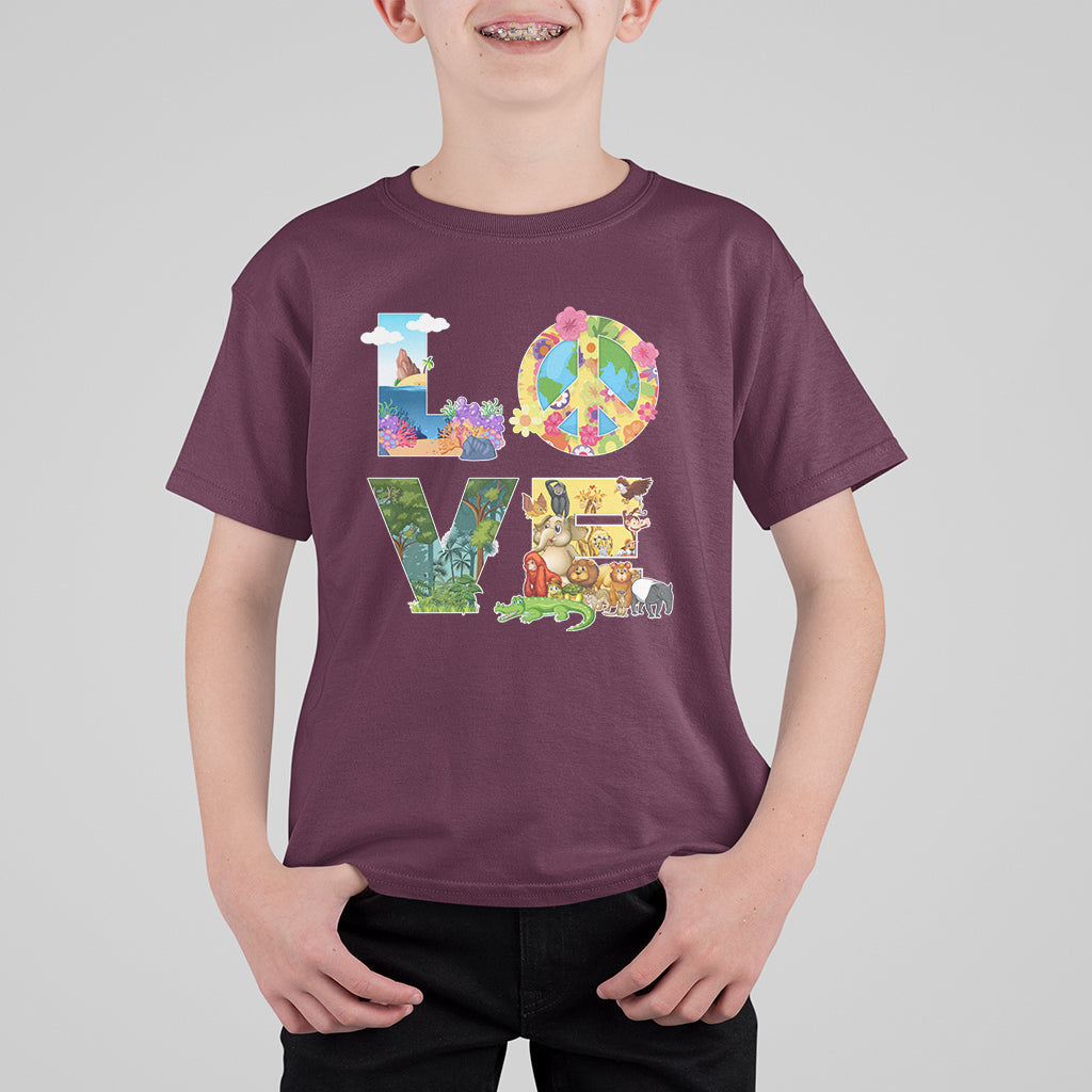 Earth Day T Shirt For Kid Love Earth Love Your Mother Every Day Is Earth Day - Wonder Print Shop