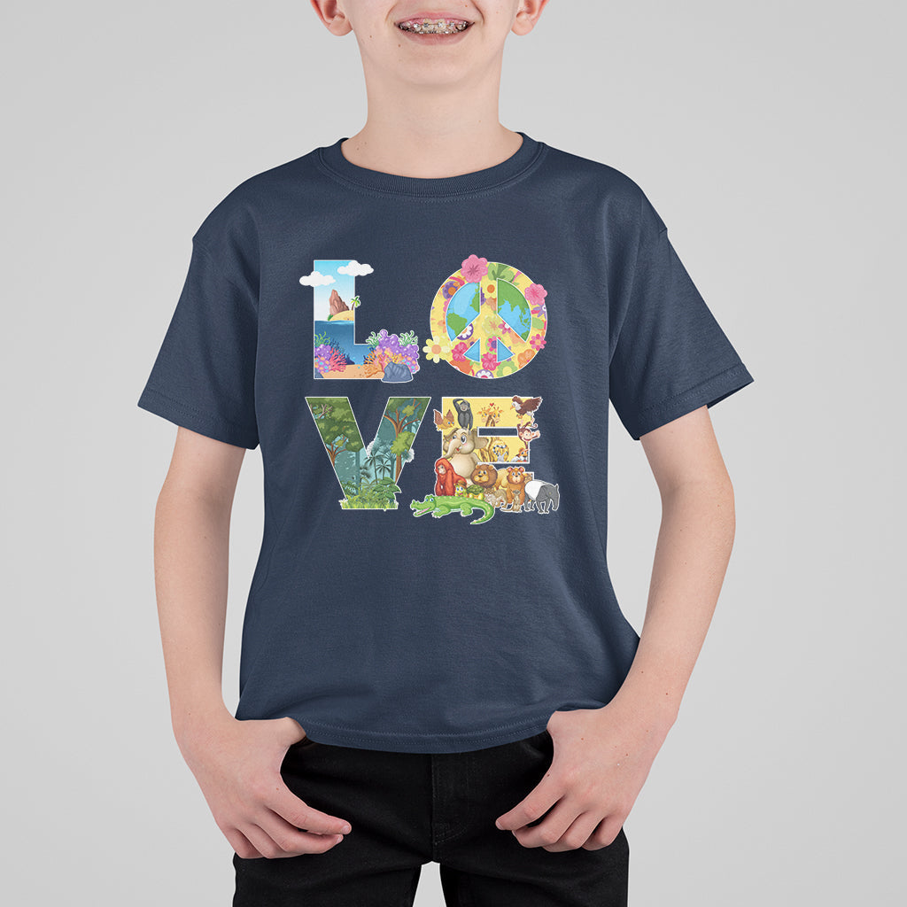 Earth Day T Shirt For Kid Love Earth Love Your Mother Every Day Is Earth Day - Wonder Print Shop