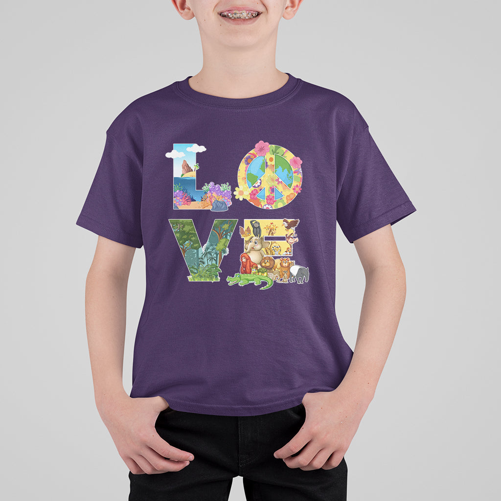 Earth Day T Shirt For Kid Love Earth Love Your Mother Every Day Is Earth Day - Wonder Print Shop