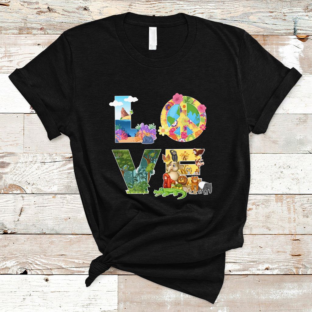 Earth Day T Shirt Love Earth Love Your Mother Every Day Is Earth Day - Wonder Print Shop