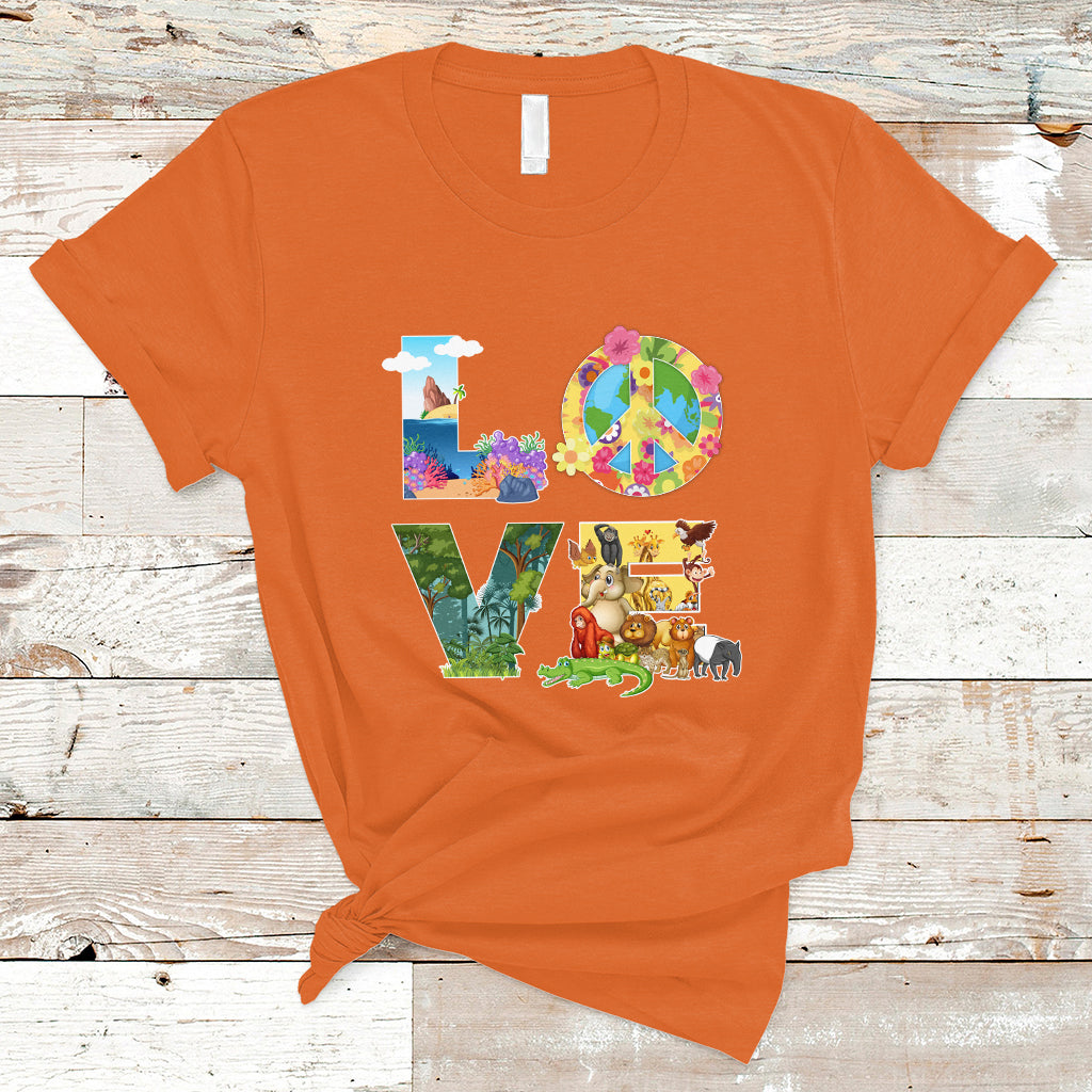 Earth Day T Shirt Love Earth Love Your Mother Every Day Is Earth Day - Wonder Print Shop