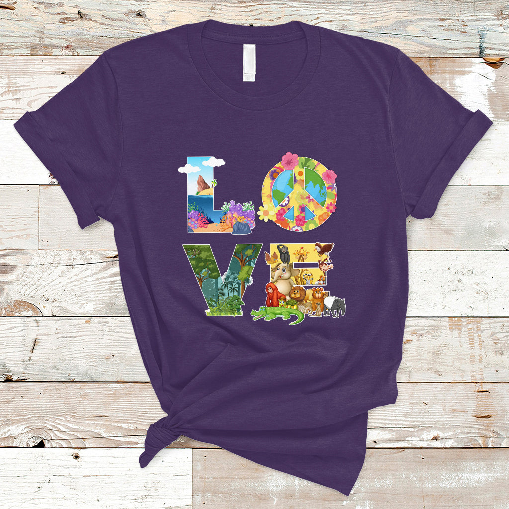 Earth Day T Shirt Love Earth Love Your Mother Every Day Is Earth Day - Wonder Print Shop