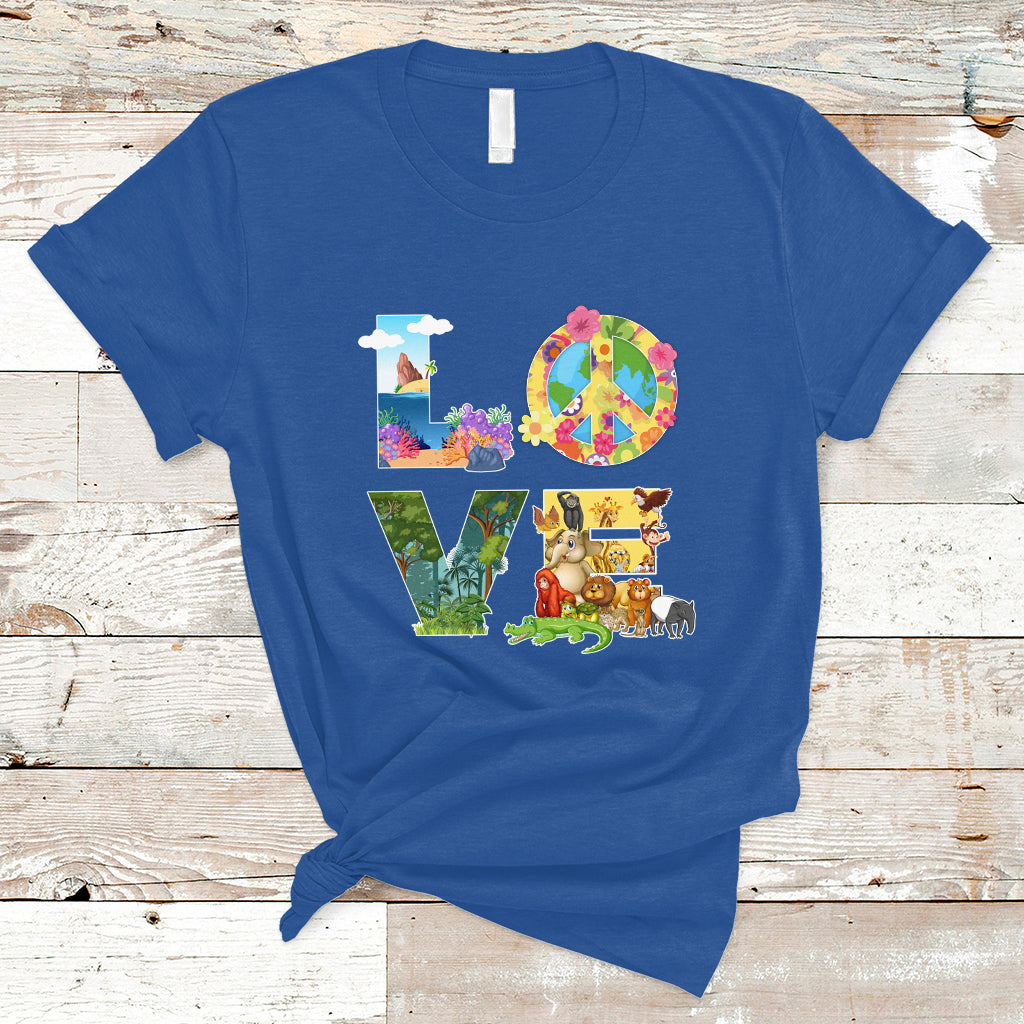 Earth Day T Shirt Love Earth Love Your Mother Every Day Is Earth Day - Wonder Print Shop