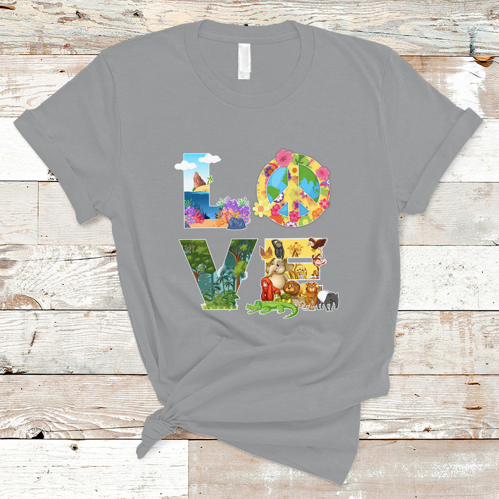 Earth Day T Shirt Love Earth Love Your Mother Every Day Is Earth Day - Wonder Print Shop