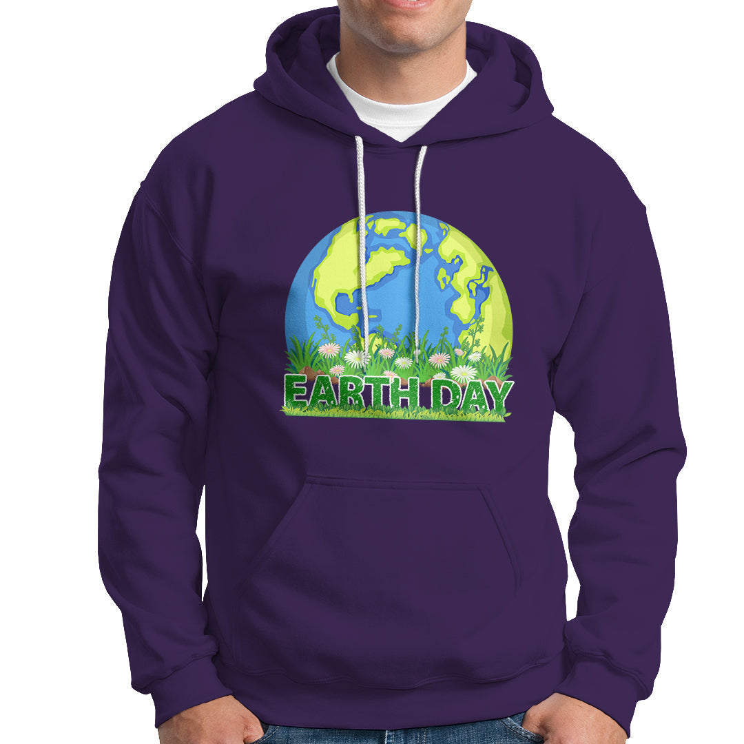 Earth Day Hoodie Earth Day Birthday Every Day Recycle Reuse Renew Rethink - Wonder Print Shop