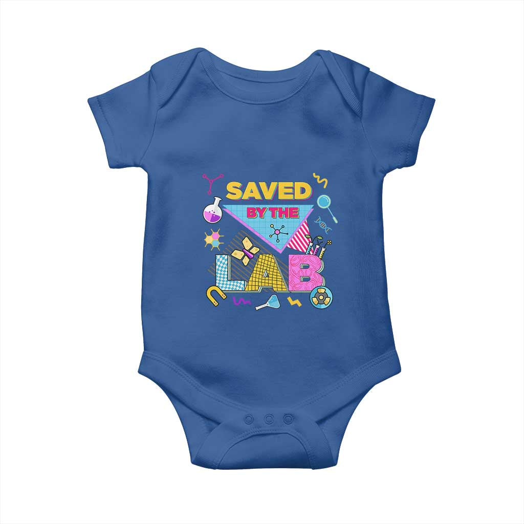 Lab Week Baby Onesie Saved By The Lab Retro Medical Laboratory Tech
