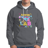 Medical Lab Tech Hoodie Lab Week 2023 Saved By The Lab Retro Medical Laboratory Tech - Wonder Print Shop