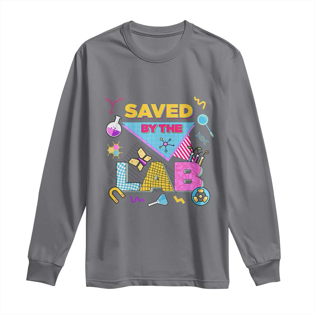 Lab Week Long Sleeve Shirt Saved By The Lab Retro Medical Laboratory Tech