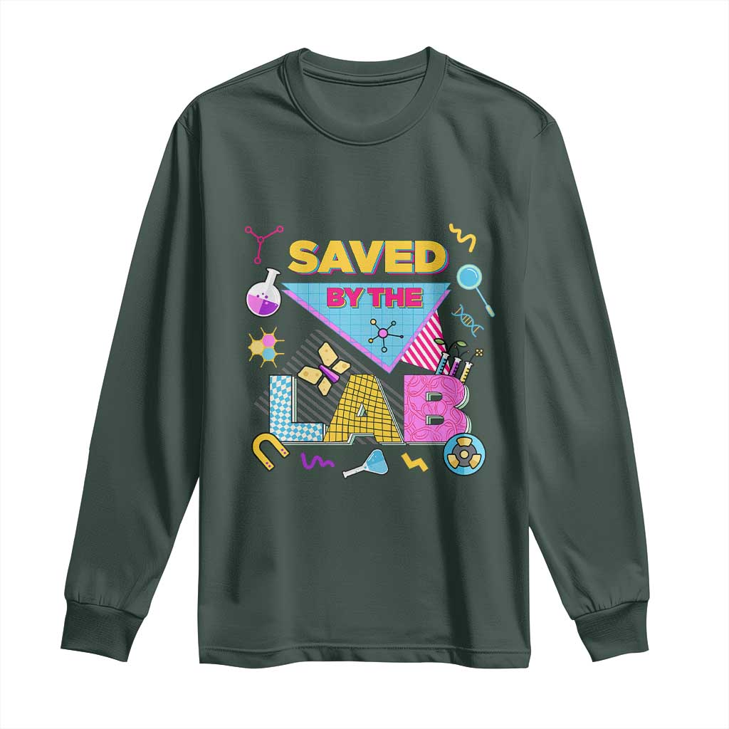 Lab Week Long Sleeve Shirt Saved By The Lab Retro Medical Laboratory Tech