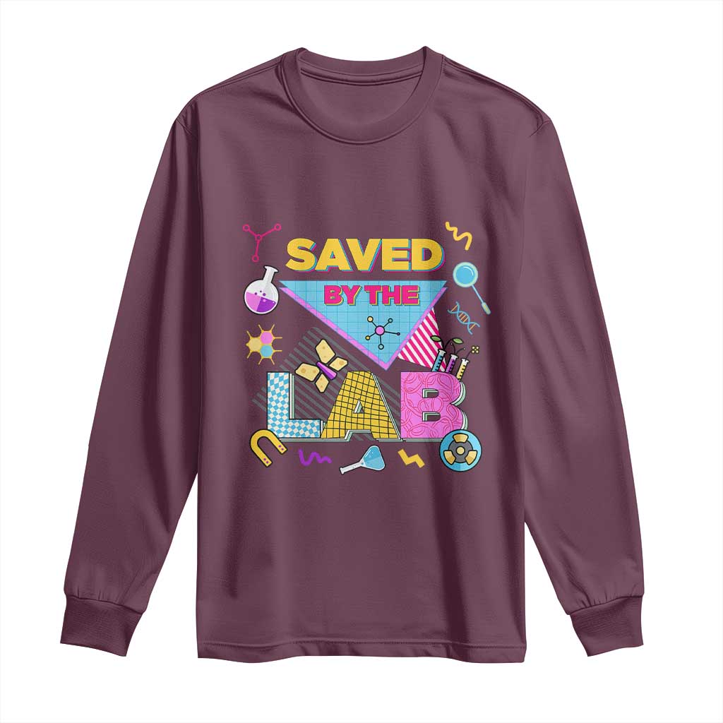 Lab Week Long Sleeve Shirt Saved By The Lab Retro Medical Laboratory Tech