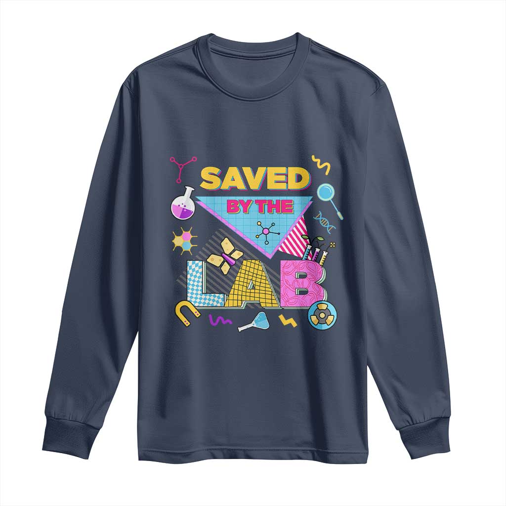 Lab Week Long Sleeve Shirt Saved By The Lab Retro Medical Laboratory Tech