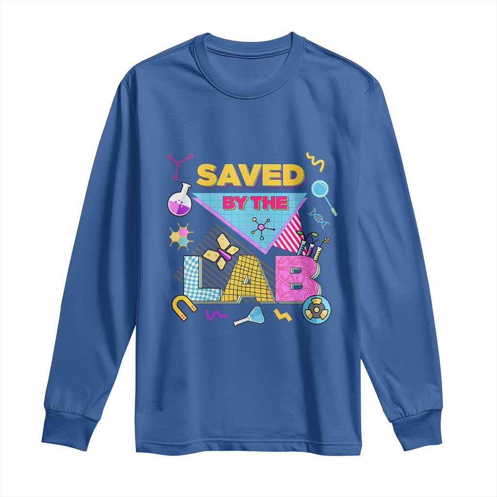 Lab Week Long Sleeve Shirt Saved By The Lab Retro Medical Laboratory Tech