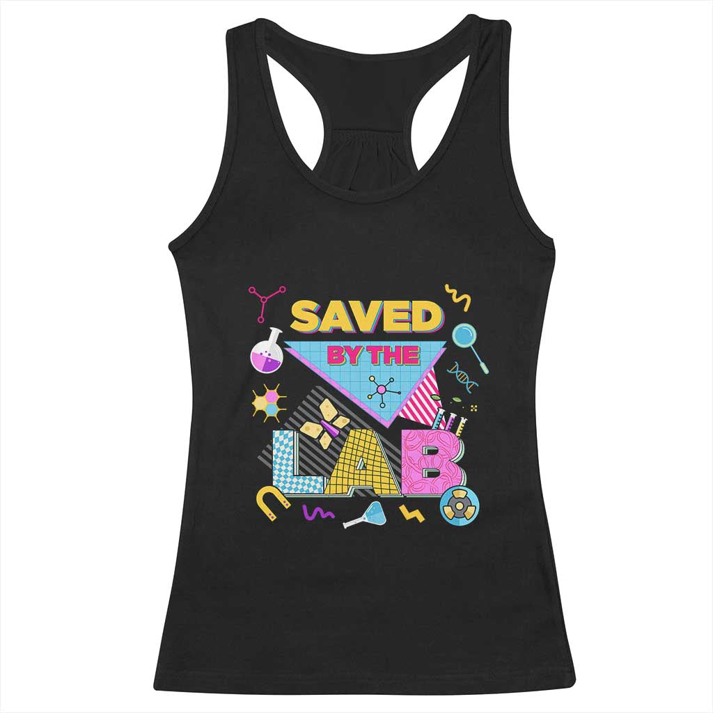 Lab Week Racerback Tank Top Saved By The Lab Retro Medical Laboratory Tech