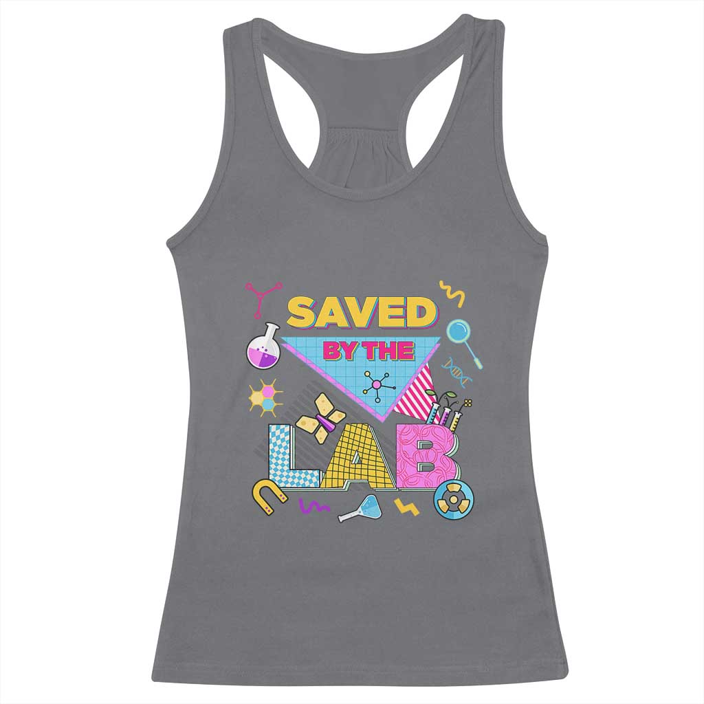 Lab Week Racerback Tank Top Saved By The Lab Retro Medical Laboratory Tech