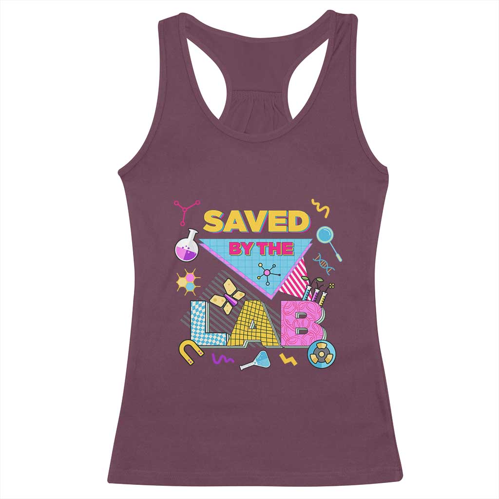 Lab Week Racerback Tank Top Saved By The Lab Retro Medical Laboratory Tech
