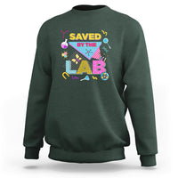Medical Lab Tech Sweatshirt Lab Week 2023 Saved By The Lab Retro Medical Laboratory Tech - Wonder Print Shop