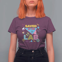 Lab Week T Shirt For Women Saved By The Lab Retro Medical Laboratory Tech