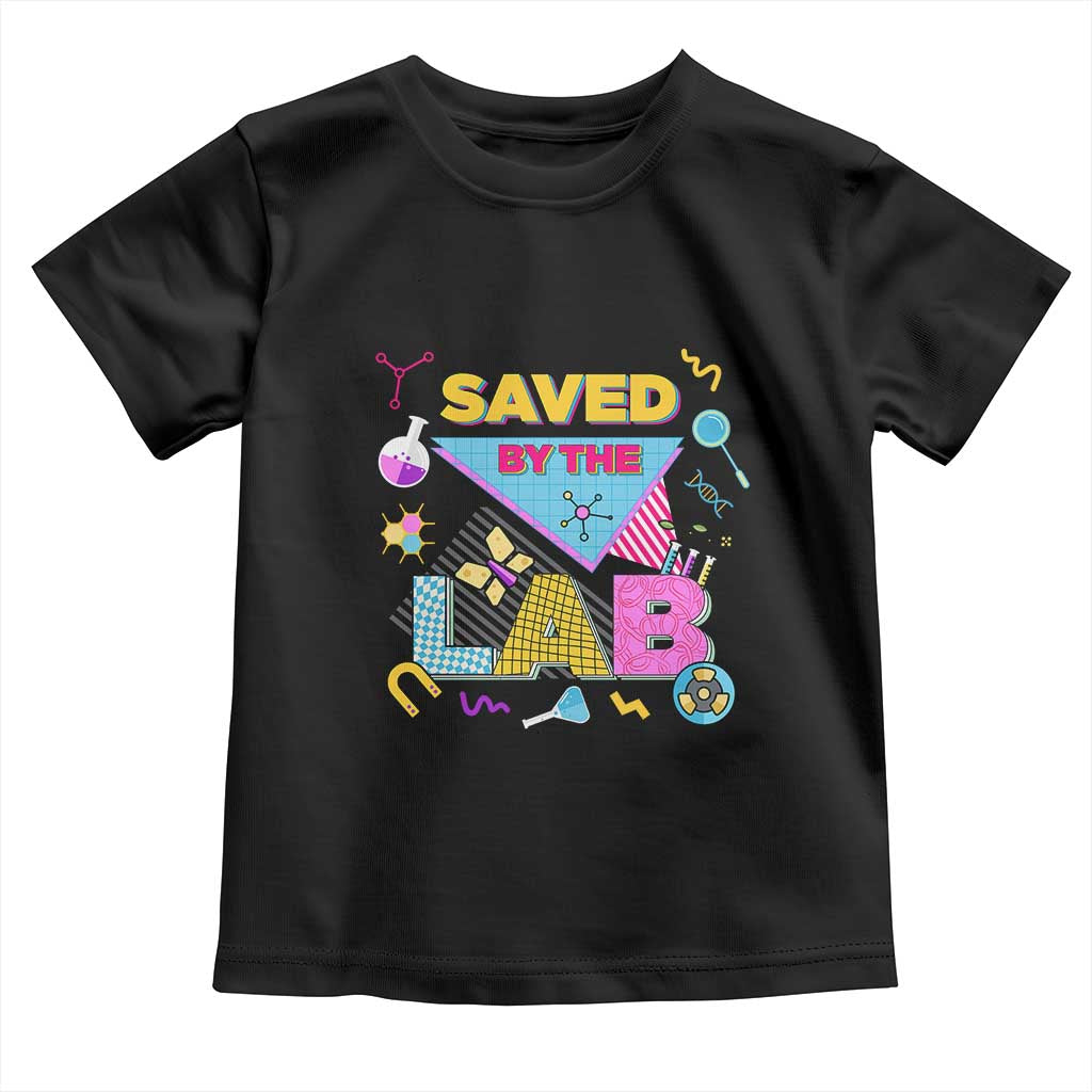 Lab Week Toddler T Shirt Saved By The Lab Retro Medical Laboratory Tech