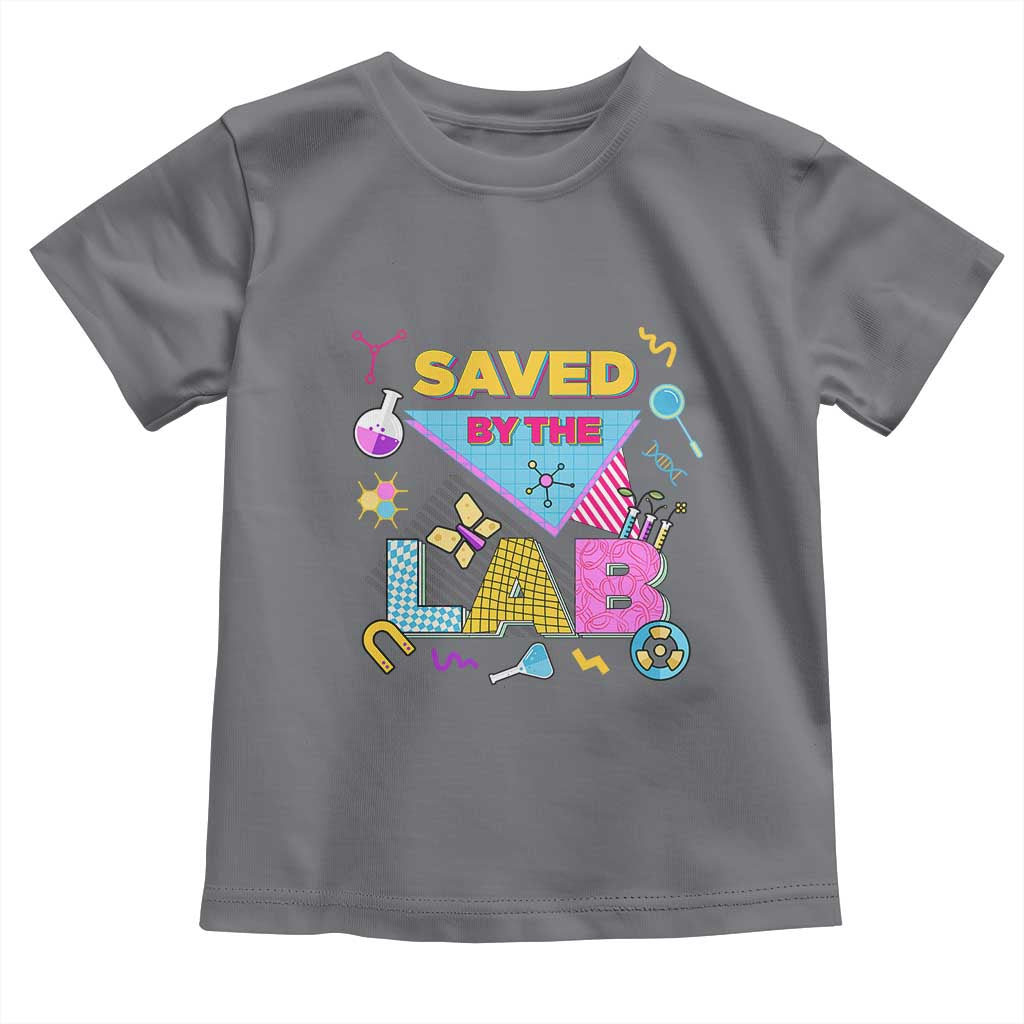 Lab Week Toddler T Shirt Saved By The Lab Retro Medical Laboratory Tech