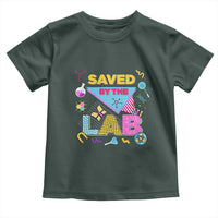 Lab Week Toddler T Shirt Saved By The Lab Retro Medical Laboratory Tech