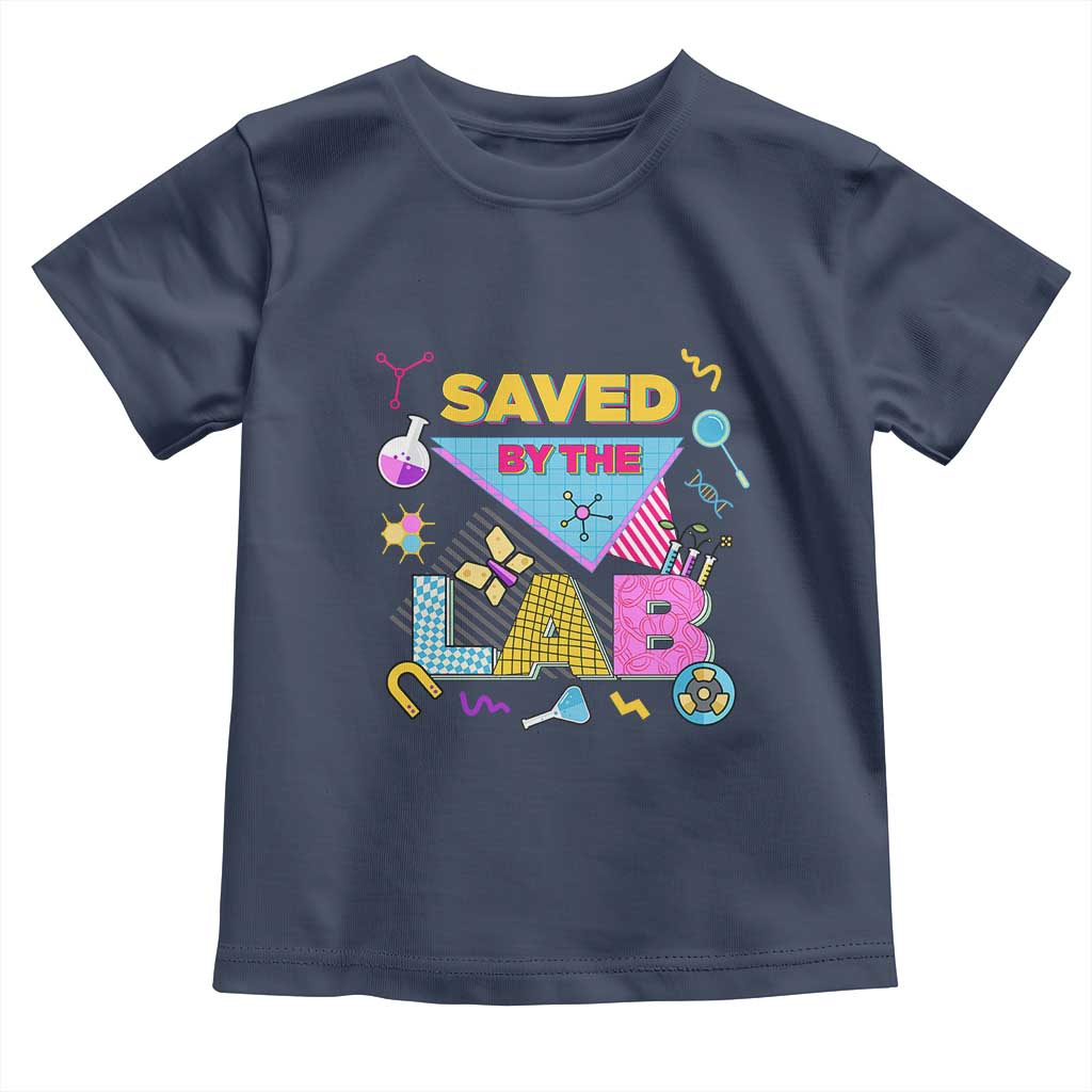 Lab Week Toddler T Shirt Saved By The Lab Retro Medical Laboratory Tech