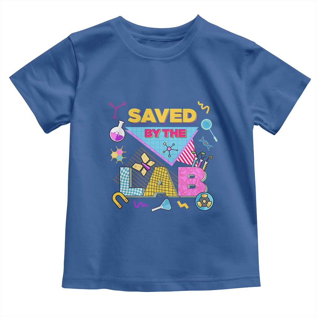 Lab Week Toddler T Shirt Saved By The Lab Retro Medical Laboratory Tech
