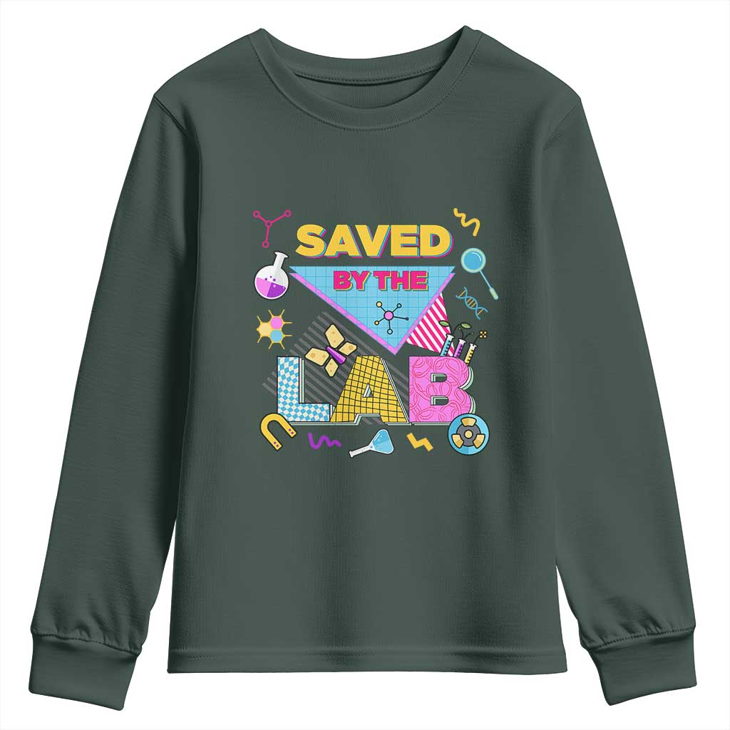 Lab Week Youth Sweatshirt Saved By The Lab Retro Medical Laboratory Tech