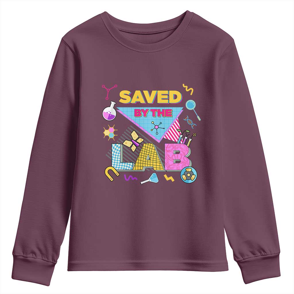 Lab Week Youth Sweatshirt Saved By The Lab Retro Medical Laboratory Tech