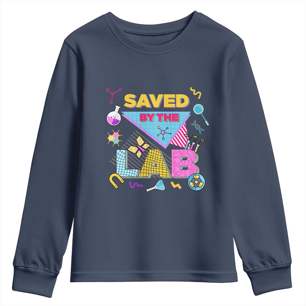 Lab Week Youth Sweatshirt Saved By The Lab Retro Medical Laboratory Tech