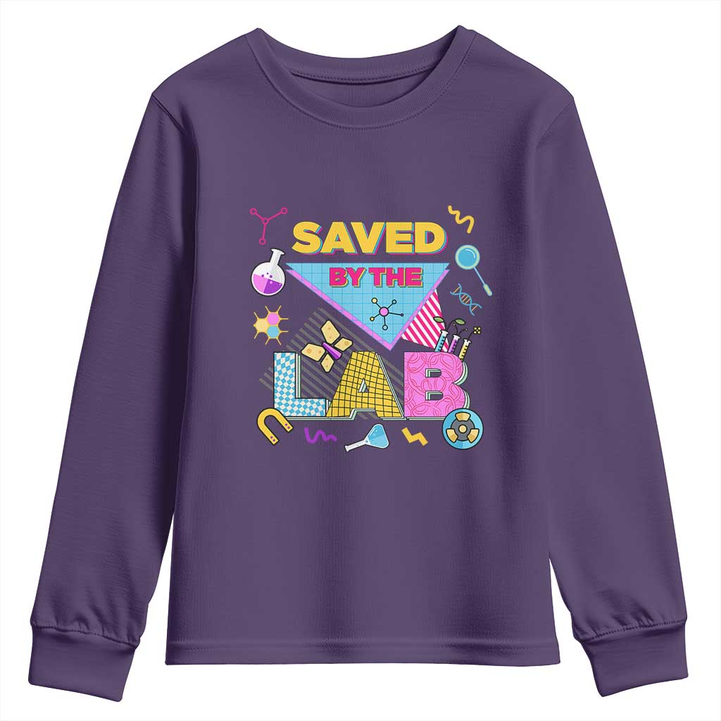 Lab Week Youth Sweatshirt Saved By The Lab Retro Medical Laboratory Tech