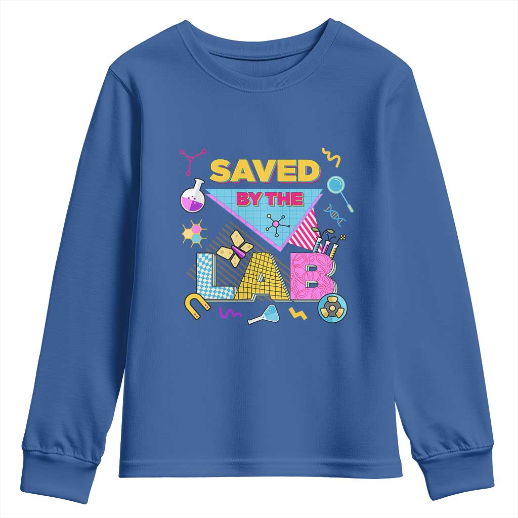 Lab Week Youth Sweatshirt Saved By The Lab Retro Medical Laboratory Tech