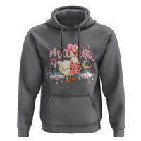 Pink Floral Mama Goose Hoodie Retro Botanical Mom Mothers Day