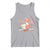 Pink Floral Mama Goose Tank Top Retro Botanical Mom Mothers Day