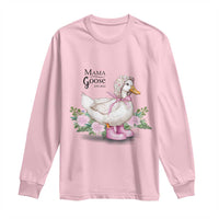 Mama Goose Est 2025 Long Sleeve Shirt Vintage New Mom Mothers Day