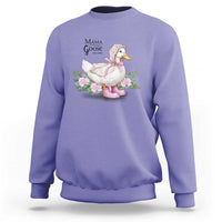 Mama Goose Est 2025 Sweatshirt Vintage New Mom Mothers Day