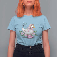 Mama Goose Est 2025 T Shirt For Women Vintage New Mom Mothers Day