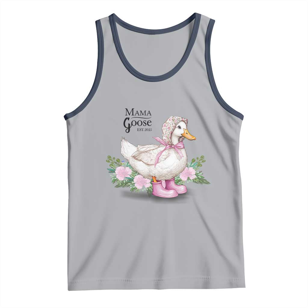 Mama Goose Est 2025 Tank Top Vintage New Mom Mothers Day