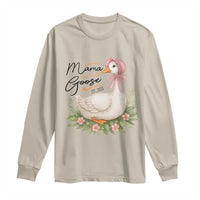 Mama Goose Est 2025 Long Sleeve Shirt Retro New Mom Mothers Day