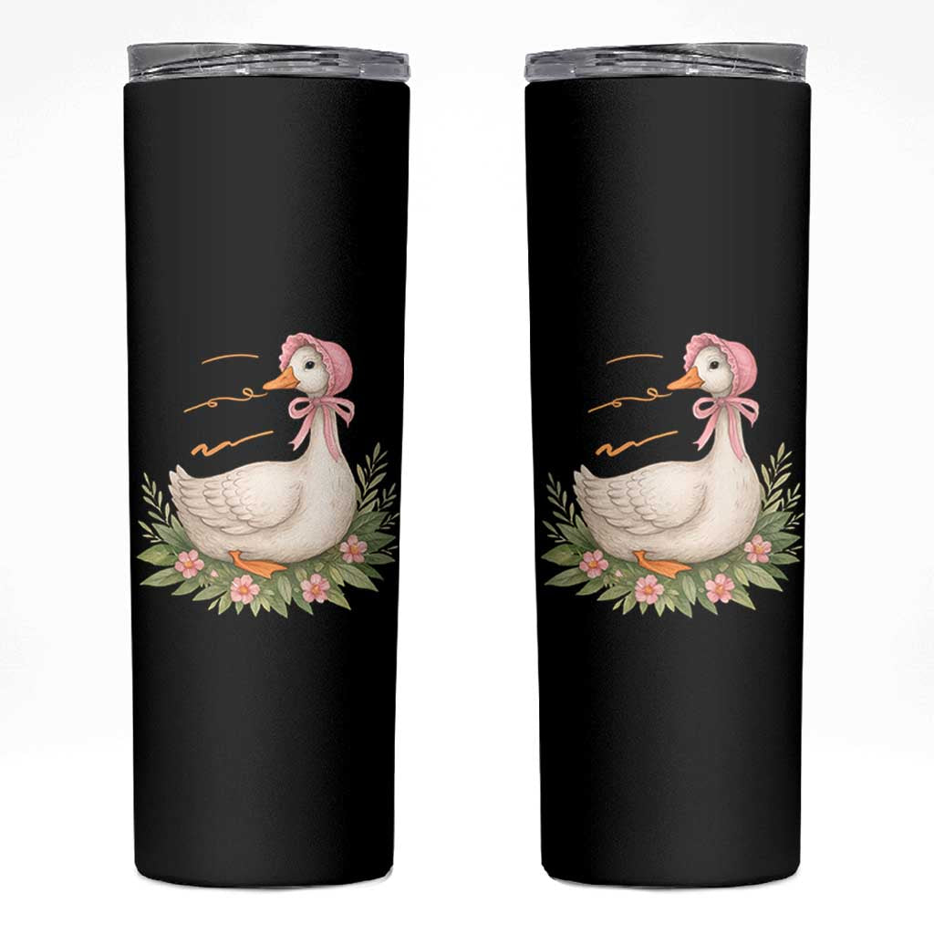 Mama Goose Est 2025 Skinny Tumbler Retro New Mom Mothers Day