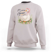 Mama Goose Est 2025 Sweatshirt Retro New Mom Mothers Day