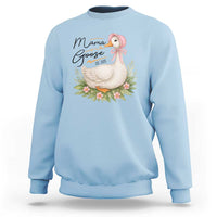 Mama Goose Est 2025 Sweatshirt Retro New Mom Mothers Day