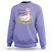 Mama Goose Est 2025 Sweatshirt Retro New Mom Mothers Day