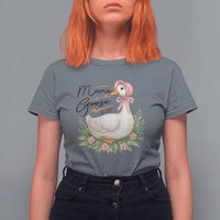 Mama Goose Est 2025 T Shirt For Women Retro New Mom Mothers Day